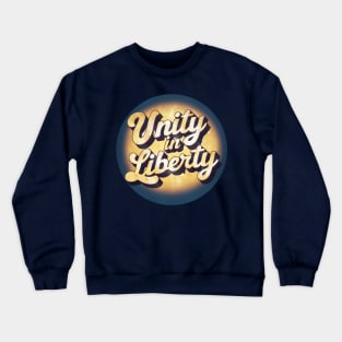 Juneteenth : United in Freedom & Education Crewneck Sweatshirt